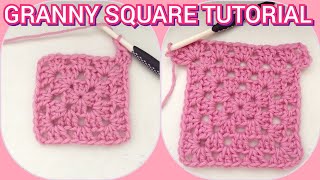 Granny Square Tutorial [upl. by Airla]