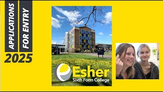 How to Apply to Esher Sixth Form College [upl. by Imoen758]