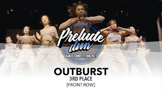 3RD PLACE Outburst FRONT ROW  Prelude DMV 2023  PreludeDMV2023 [upl. by Marita]