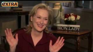 Meryl Streep  The Iron Lady  Press Junket No2 [upl. by Amehsyt]