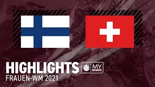 Finnland vs Schweiz 60 – Highlights FrauenWM [upl. by Ydrah256]