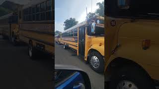 truck spotting  Manati Puerto Rico  school bus convoy [upl. by Yssis626]