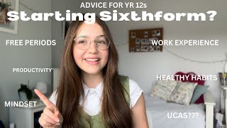 SIXTH FORM ADVICE FOR YEAR 12s  My top tips for success starting A Levels [upl. by Enenstein409]