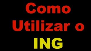 formas de utilizar o quotING quotem inglês AULA2 [upl. by Ylatfen974]