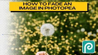 How to FADE an Image in PHOTOPEA Easy Method [upl. by Ardnaskela240]