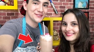 MILK SHAKE DE NUTELLA  TEM BABACAS NA COZINHA [upl. by Ennaisoj921]