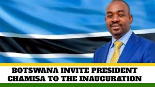 President CHAMISA Invited to Botswana President Inauguration  Mnangagwa  Chiwenga [upl. by Arrek]