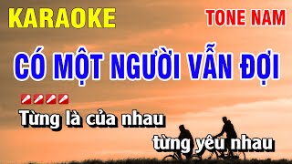 Karaoke Có Một Người Vẫn Đợi Tone Nam Nhạc Sống Dễ Hát  Nguyễn Linh [upl. by Einniw]