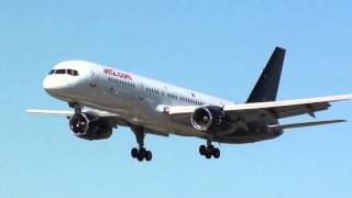 Titan Airways Boeing 757200 GPOWH Landing Malaga LEMG Jet2 Tittles [upl. by Nielsen]