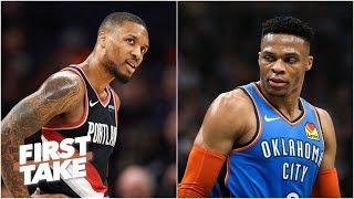 Russell Westbrook and Damian Lillard cant be best player on a title team  Pablo Torre  First Take [upl. by Campball]