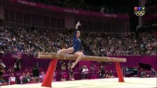 Aliya Mustafina 2012 Olympic Beam AA [upl. by Airehtfele]