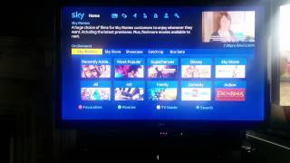 2014 Sky EPG update  New look Sky Guide [upl. by Ahsimak]