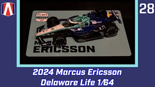 2024 Marcus Ericsson 28 Delaware Life Indycar Diecast 164 [upl. by Cesaro]