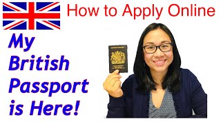 HOW TO APPLY FOR A BRITISH PASSPORT ONLINE  UNBOXING MY UK PASSPORT  PROCESSING TIMELINE 2021 [upl. by Aneeram]