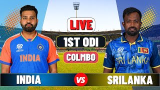 Live India vs Sri Lanka 1st ODI  IND vs SL Live Cricket match Today [upl. by Yahska]