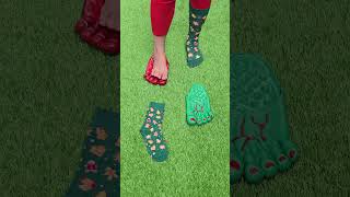 Funny Christmas socks 🧑‍🎄 love christmas funnyvideo [upl. by Latvina554]