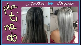 Como platinar o cabelo Passo a passo [upl. by Allyson]