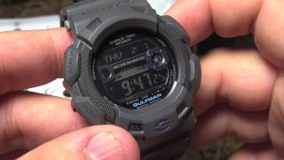 CASIO GSHOCK REVIEW AND UNBOXING G9110GY MEN IN SMOKEY GRAY GULFMAN [upl. by Wise]