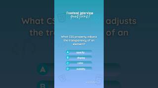 Frontend interview questions Quiz 44 javascript react interview developer coding programming [upl. by Paulsen338]