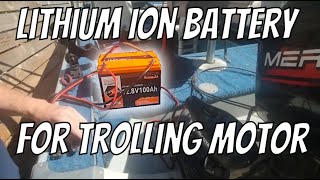 12v 100ah Lithium Battery for Trolling Motor  LiPuls LiFePO4 vs SLA Everstart Maxx Charging [upl. by Rodolph]