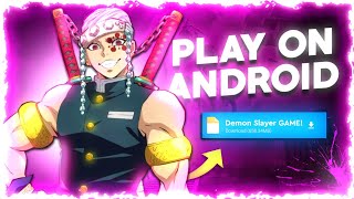 This Epic Demon Slayer Game for Android  My GameplayampReview 2023 [upl. by Mairym755]