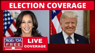 Election Coverage LIVE Trump amp Kamala Harris Rally Speeches with Breaking News Updates NC GA VA [upl. by Acinemod]