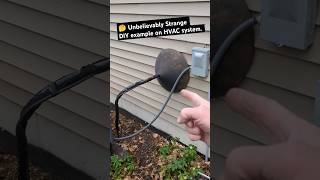 🤔 Unbelievably strange DIY example of hvacyoutubeshortshortvideoshortsairconditionerhouse [upl. by Krauss]