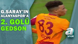 Galatasarayın 2 Golü 904 Dakika  Gedson Fernandes Galatasaray 23 Alanyaspor [upl. by Pool]