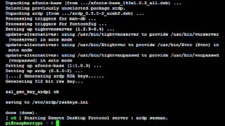 Install xrdp on Raspberry Pi 2Raspbian [upl. by Lletnahs]