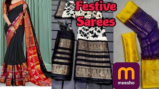 Meesho లో Dola Silk శారీస్ అదుర్స్✨  Special Pattu Sarees  meesho saree pattusarees [upl. by Inilam106]