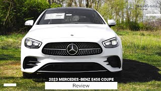 2023 MercedesBenz E 450 Coupe Review  The Luxury Coupe from Germany [upl. by Bathsheeb372]