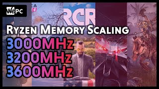 3000MHz vs 3200MHz vs 3600MHz DDR4 RAM with Ryzen 9 3900X  WePC [upl. by Razal110]