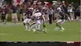 Robenson Therezie blows up Mississippi St running back [upl. by Carrillo]