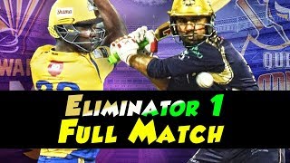 Full Match  Peshawar Zalmi Vs Quetta Gladiators  Eliminator 1  20 March  HBL PSL 2018 [upl. by Kaine]