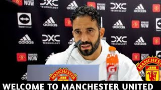 OFFICIAL✅ RUBEN AMORIM FIRST PRESS CONFERENCE  Manchester united New Coach  Man united News [upl. by Zolnay]