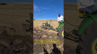 New video this Friday Breaking sod with our 1951 John Deere R johndeere diesel farming america [upl. by Muhcon]