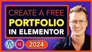 Create An Impressive Portfolio Using Wordpress And Elementor [upl. by Anilejna]