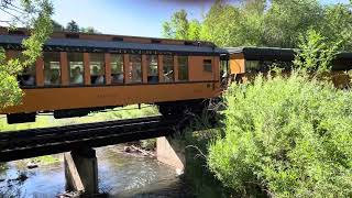 DampS Narrow Gauge Junction CreekAnimas River June 13 2024 [upl. by Clementine59]