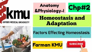 Homeostasis Chap2  Anatomy and physiologyI  Feedback mechanism  Homeostasis MCQS Pattern KMU [upl. by Alexandrina]