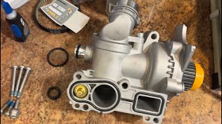 Audi A5 VW 20T water Pump Swap [upl. by Nnahsal664]