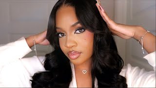 soft glam makeup tutorial stepbystepblush routine amp product recommendations  Kashia Jabre [upl. by Spenser634]