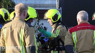 Brandweer ingezet na ongeval met gevaarlijke stoffen Hooghe Beer Kwintsheul [upl. by Dexter]