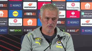 Press conference of Fenerbahçe Coach Jose Mourinho [upl. by Anaihk486]