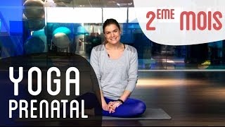 Yoga prénatal  2ème mois de grossesse [upl. by Phi]