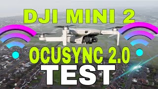 DJI MINI 2  OCUSYNC 20 TEST [upl. by Yelserp142]