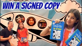 Meet Diary of a Wimpy Kid author Jeff Kinney WIN signed copy of The Getaway [upl. by Lenuahs]