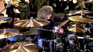 Tommy Aldridge  Yamaha Live Custom  NAMM 2013 DRUMEO [upl. by Bekha]