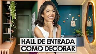 COMO DECORAR O HALL DE ENTRADA [upl. by Barcus925]