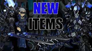 AQW Lots Of New Dage Birthday Items New Legion Titan Set  Dage Items Whisper of The Legion More [upl. by Mischa668]