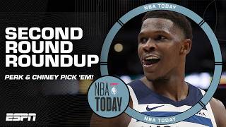 SECOND ROUND ROUNDUP Chiney amp Perk PICK EM for the Conference Semifinals  NBA Today [upl. by Arras]